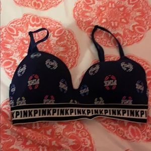 Pink bra